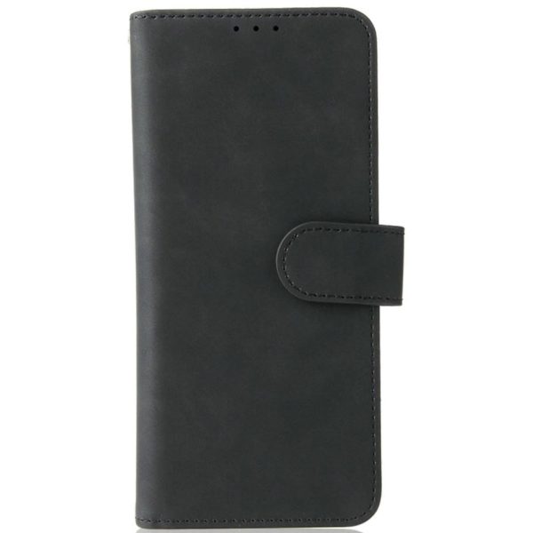 Samsung Galaxy Z Fold3 5G Blødt Læder Cover m. Pung - Sort Fashion