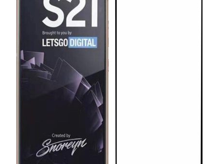 Samsung Galaxy S21 (5G) Hærdet Glas - Full-fit Skærmbeskyttelse - Sort Kant Fashion