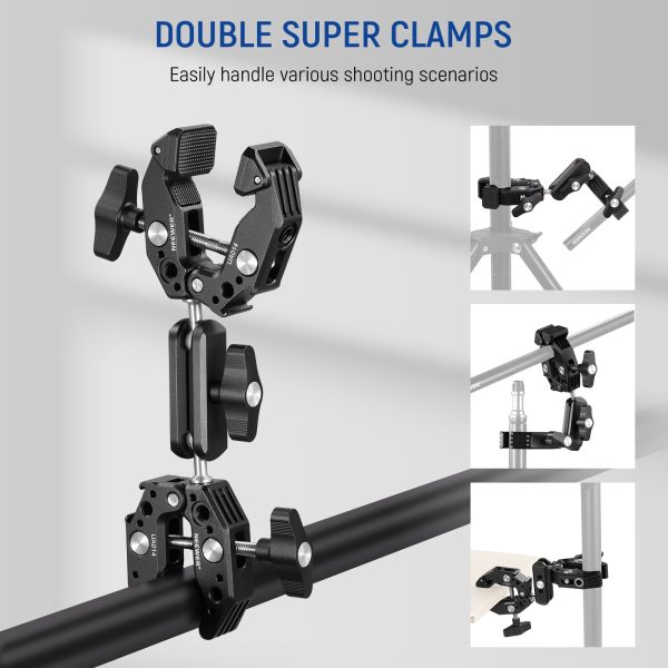 NEEWER UA014 Double Super Clamp Camera Mount Cheap