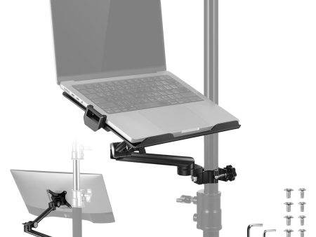 NEEWER DS013 Single Arm Desk Mount with VESA Plate & Laptop Tray Discount