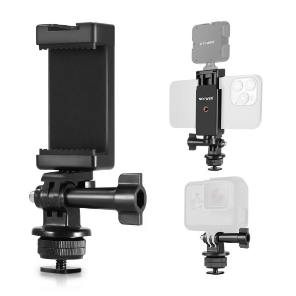 NEEWER Phone Holder   Hot Shoe Mount Adapter Kit Online Hot Sale