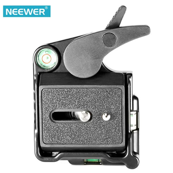 NEEWER Black Aluminum Alloy Quick Release QR Plate Adapter Supply