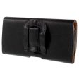 Litchi Grain Leather Case - Bæltetaske Sort - (Maks. Mobil: 160 x 77 x 15 mm) For Discount