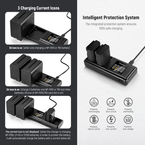 NEEWER SN4 Modular Camera Battery Charger Discount