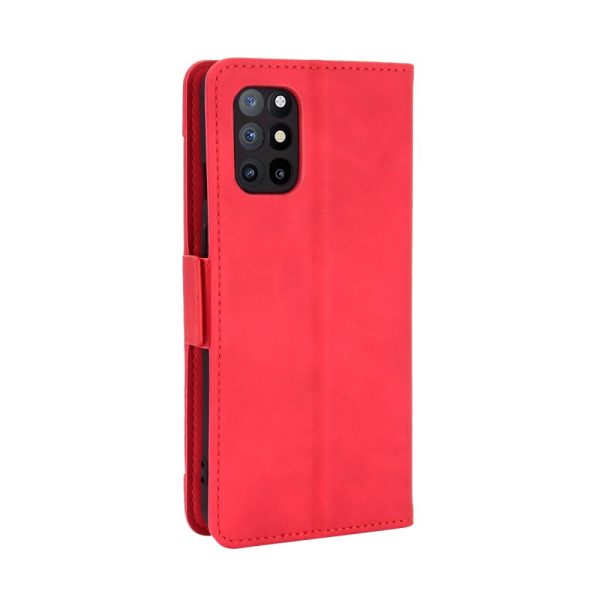 OnePlus 8T Blank Læder Cover m. Stor Pung - Rød Online