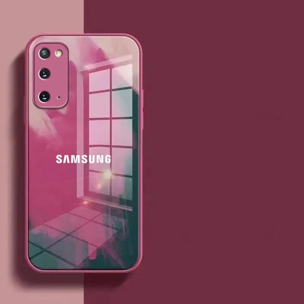 Watercolor Anti-Scratch Wave Glass Case - Samsung Online