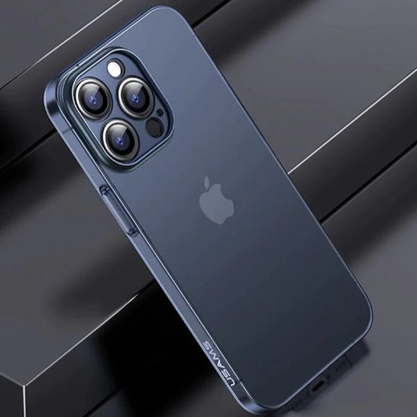 iPhone 13 Pro Max Ultra-Thin Matte Paper Back Case on Sale