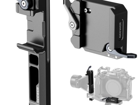 NEEWER GA013 Extended Vertical Arm & Arca Type QR Plate Kit for DJI RS 3 Mini Supply