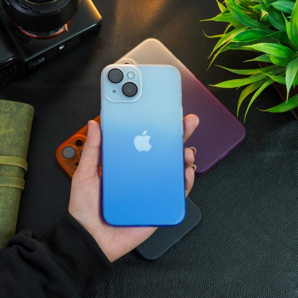 iPhone Series - Frosted Matte Gradient Back Case on Sale