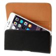 Litchi Grain Leather Case - Bæltetaske Sort - (Maks. Mobil: 160 x 77 x 15 mm) For Discount