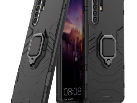 Huawei P30 Pro Håndværkercover m. Magnetisk Kickstand Sort Online now