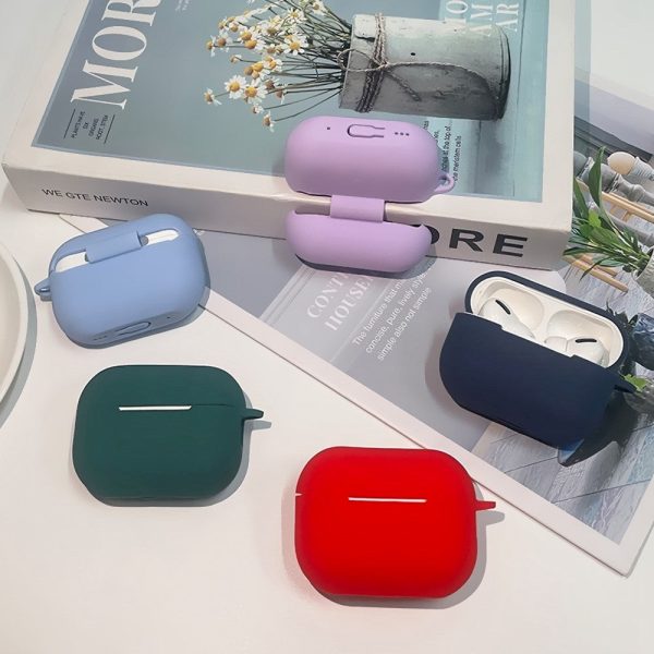 Apple Airpods Pro 2nd Gen (2022) Cover m. Karabinhage - Lysegrøn on Sale