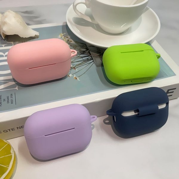 Apple Airpods Pro 2nd Gen (2022) Cover m. Karabinhage - Lysegrøn on Sale