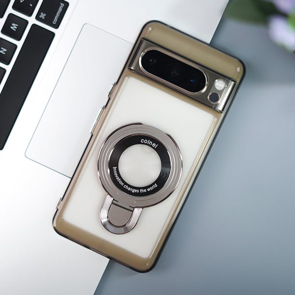 Transparent Rotating Ring Stand Case - Google Fashion