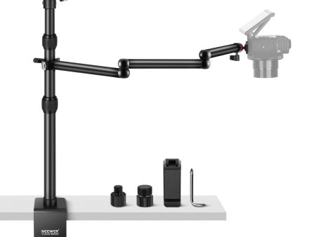 NEEWER TL253A+MH022 Upgraded Tabletop Camera Mount Stand Supply