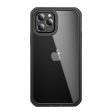 iPhone 12   12 Pro Heavy Duty Case - Håndværker Cover - Gennemsigtig   Sort Online Hot Sale