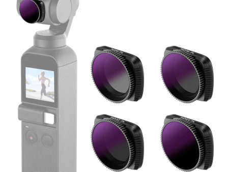 NEEWER 4 Pack Magnetic ND PL Filter Kit For DJI Osmo Pocket Camera For Cheap