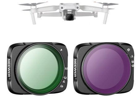 NEEWER 2PCS Variable ND Filter Set for DJI Air 2S Online now