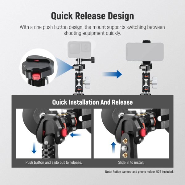 NEEWER FL-GP15 Magnetic Action Camera Mount Discount