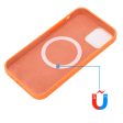 iPhone 12   12 Pro Silikone Cover - MagSafe Kompatibel - Orange Hot on Sale