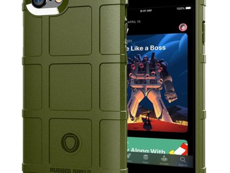 iPhone SE (2022   2020)   8   7 Cover Rugged Shield Series - Army Grøn Supply