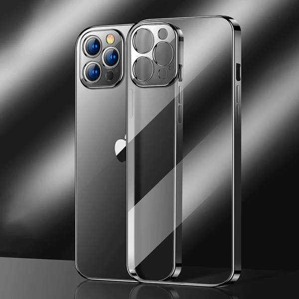 Transparent Plating Camera Protection Case - iPhone Online Sale