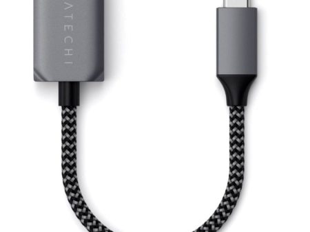 Satechi USB-C til USB-A 3.0 Adapter Space Grey For Discount