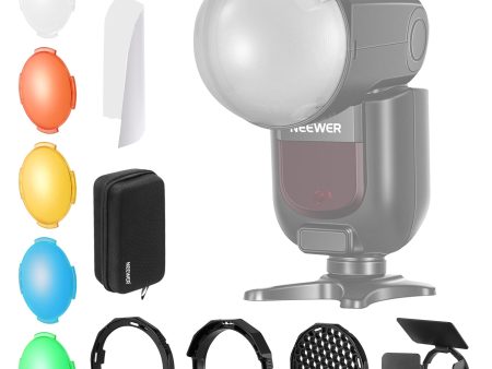 NEEWER Round Head Flash Accessories Kit for Z1 Z2 Speedlite on Sale