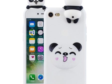 iPhone SE (2022   2020)   8   7 Fleksibelt Plastik Cover - 3D Panda Online Hot Sale