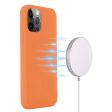 iPhone 12   12 Pro Silikone Cover - MagSafe Kompatibel - Orange Hot on Sale