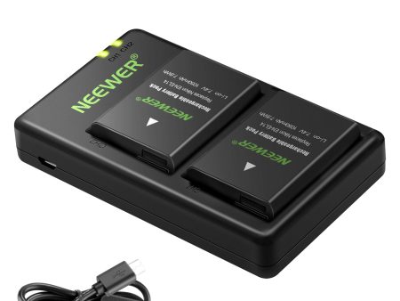 NEEWER 2-Pack EN-EL14 Nikon Battery Charger Set Online